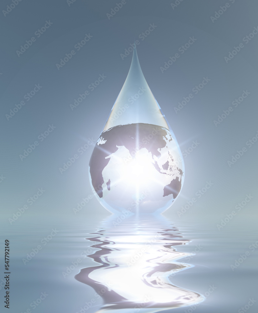 Fototapeta premium Drop Water Asia