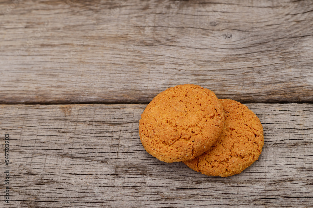 Cookies on wooden table. Cookies on wooden table.