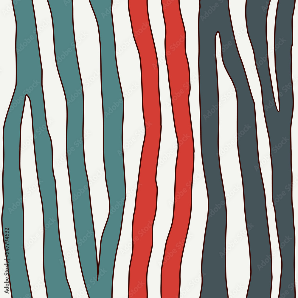Vertical striped seamless pattern. Freehand surface print. Organic, natural camouflage texture. Handdrawn background Vertical striped seamless pattern. Freehand surface print. Organic, natural camouflage texture. Handdrawn background