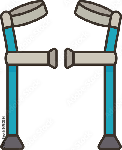 crutches  icon