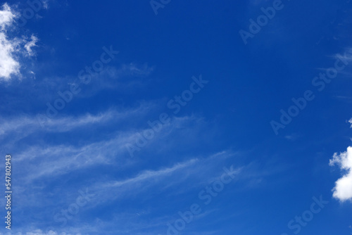 Blue sky with white clouds