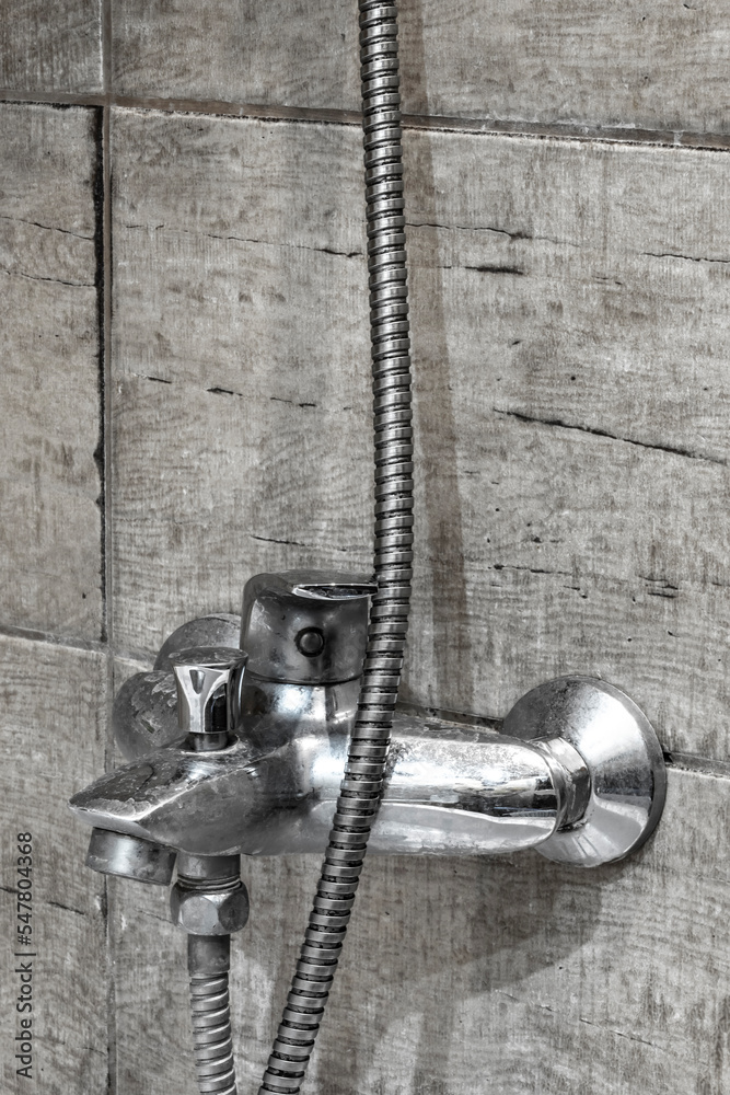 Shower cubicle in the bathroom Stock Photo | Adobe Stock