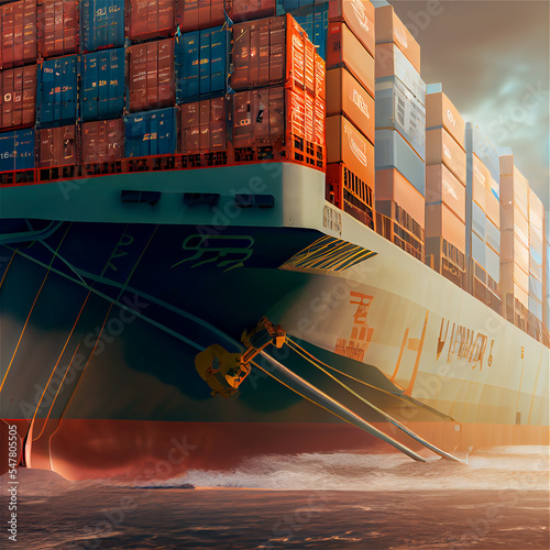 Cargo container  ship