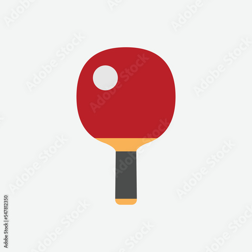 Table Tennis icon, Sport Concept, Flat Style.
