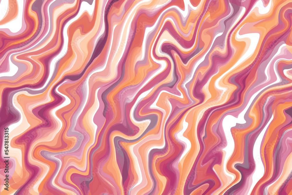 Modern pink liquid wave background vector. wallpaper, marbling effect, vector illustration, fashion, interior, wrapping