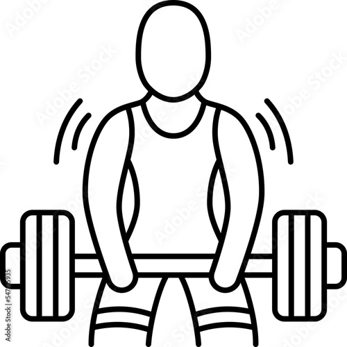 weightlifter  icon