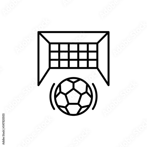 penalty point icon. outline icon