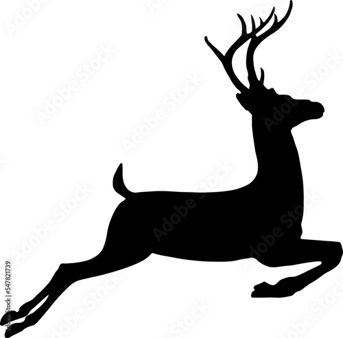 Papier peint deer silhouette love doe