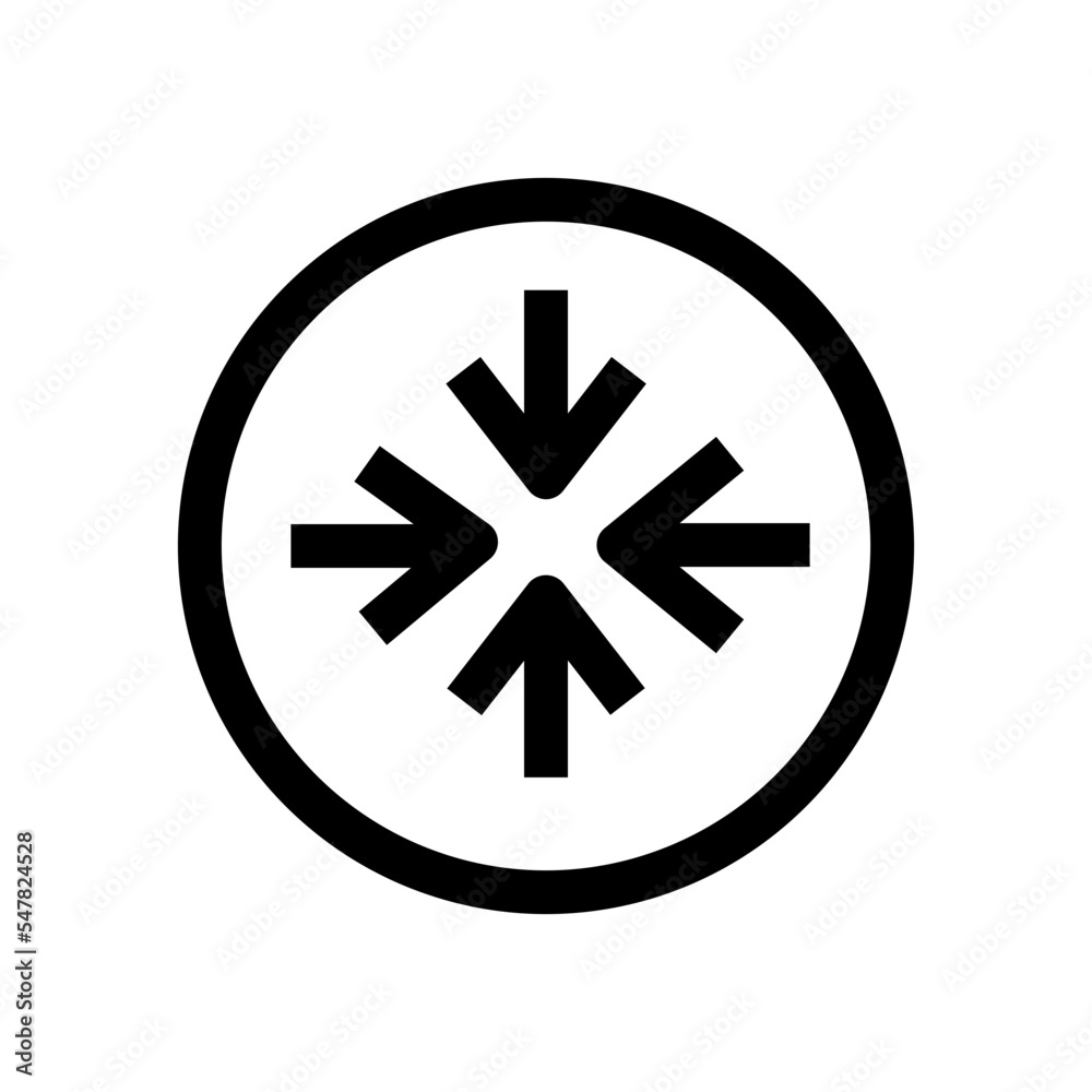 arrow direction minimize resize shrink icon arrow direction minimize resize shrink icon