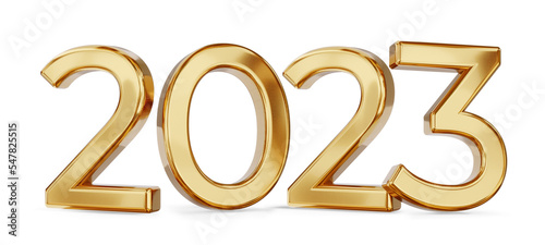 symbol 2023 golden colored ...