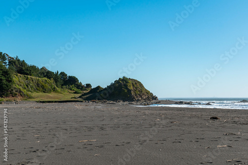 Nancahue beach in Cobquecura at the south of Chile 
Its a typical beach at this latitude  photo