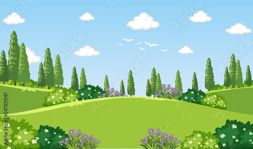 Outdoor park background template