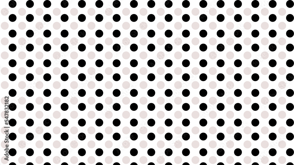 polkadots is colourful world concept black and white polkadots is colourful world concept black and white
