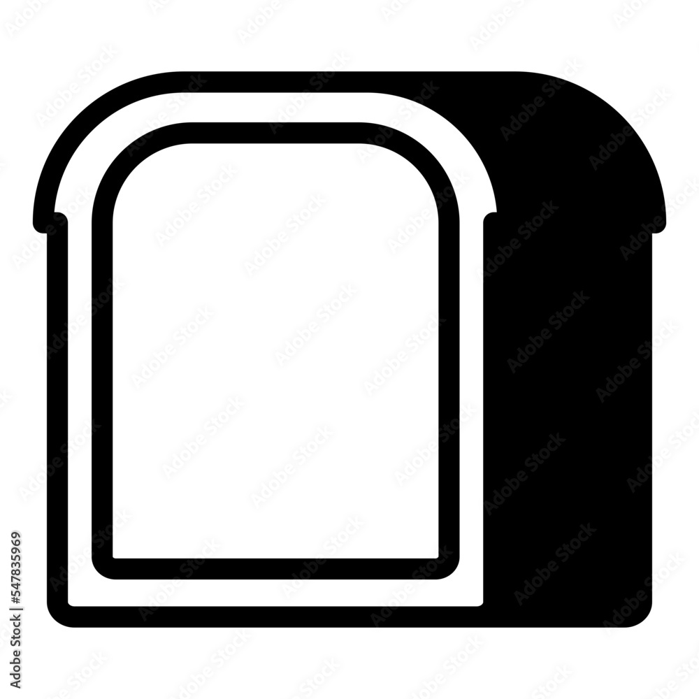 bread glyph icon bread glyph icon