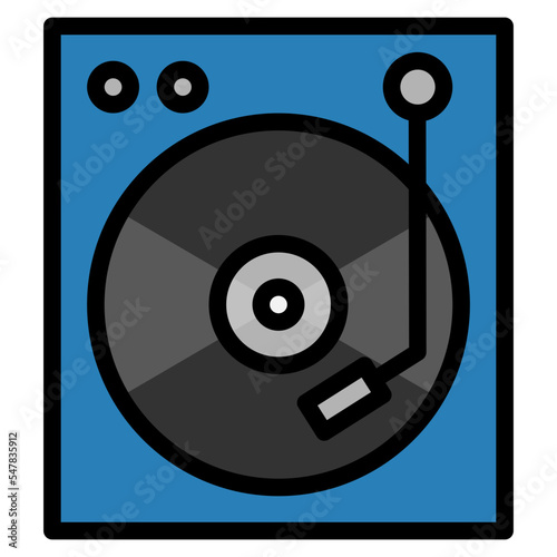disk filled outline icon