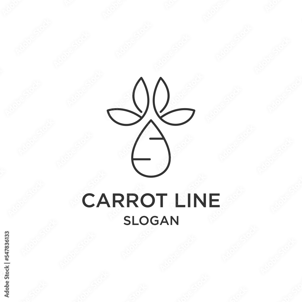 Carrot logo icon design template vector illustration Carrot logo icon design template vector illustration