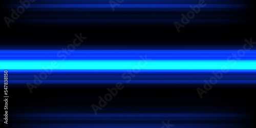 Blue gradient background, abstract design concept of laser line motion