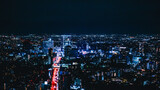 東京六本木森タワー, 日本の東京, Japan, Tokyo, Sky view, night sky view