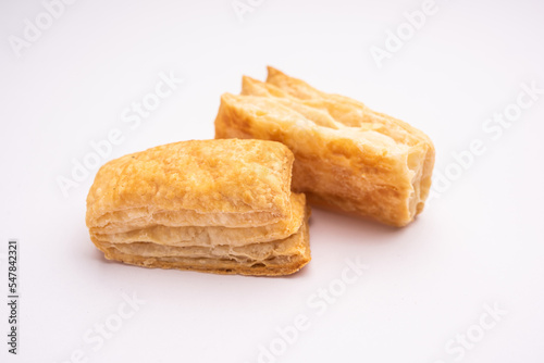 Khari puff biscuit or Kharee Puff pastry is an evergreen accompaniment with chai, Indian snack