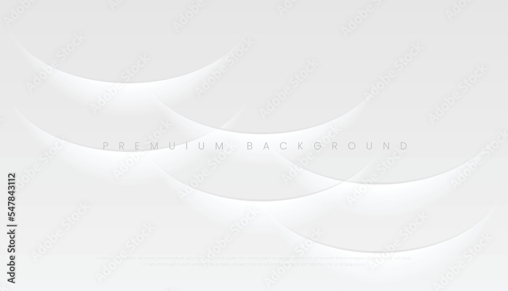 Modern White Grey Background with Abstract Geometric Light Pattern Shape Modern White Grey Background with Abstract Geometric Light Pattern Shape
