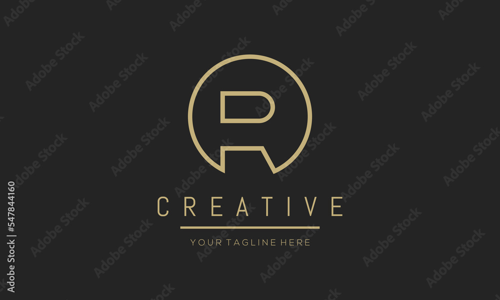 Modern creative letter R vector logo design. Minimalist R stylish monogram initial based icon. Modern creative letter R vector logo design. Minimalist R stylish monogram initial based icon.