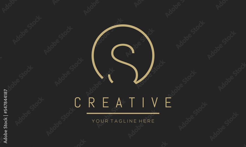 Modern creative letter S vector logo design. Minimalist S stylish monogram initial based icon. Modern creative letter S vector logo design. Minimalist S stylish monogram initial based icon.