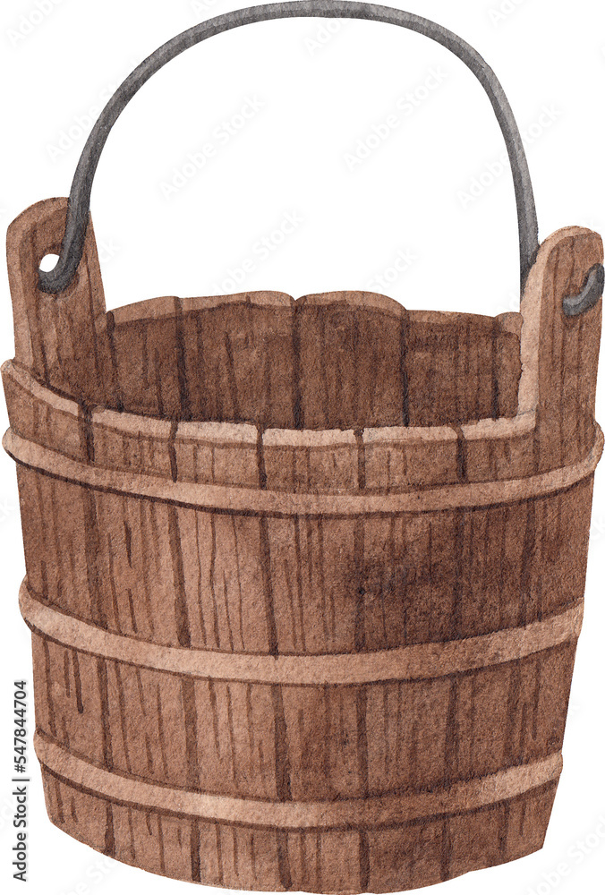 Φωτογραφία Country house cottage and character watercolor icon png