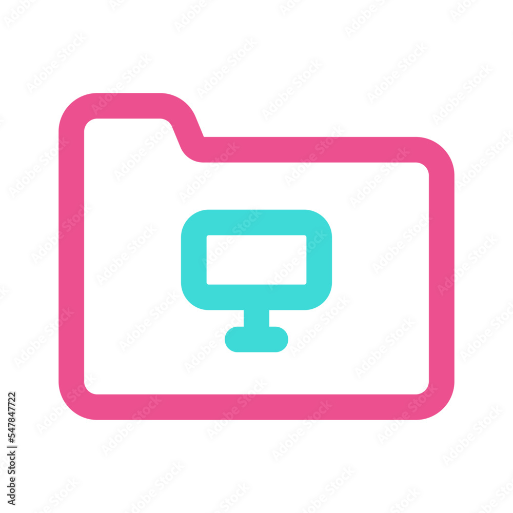 Folder Icon Two Tone Color Style Folder Icon Two Tone Color Style