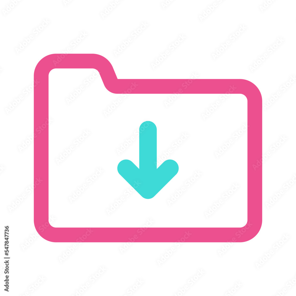 Folder Icon Two Tone Color Style Folder Icon Two Tone Color Style
