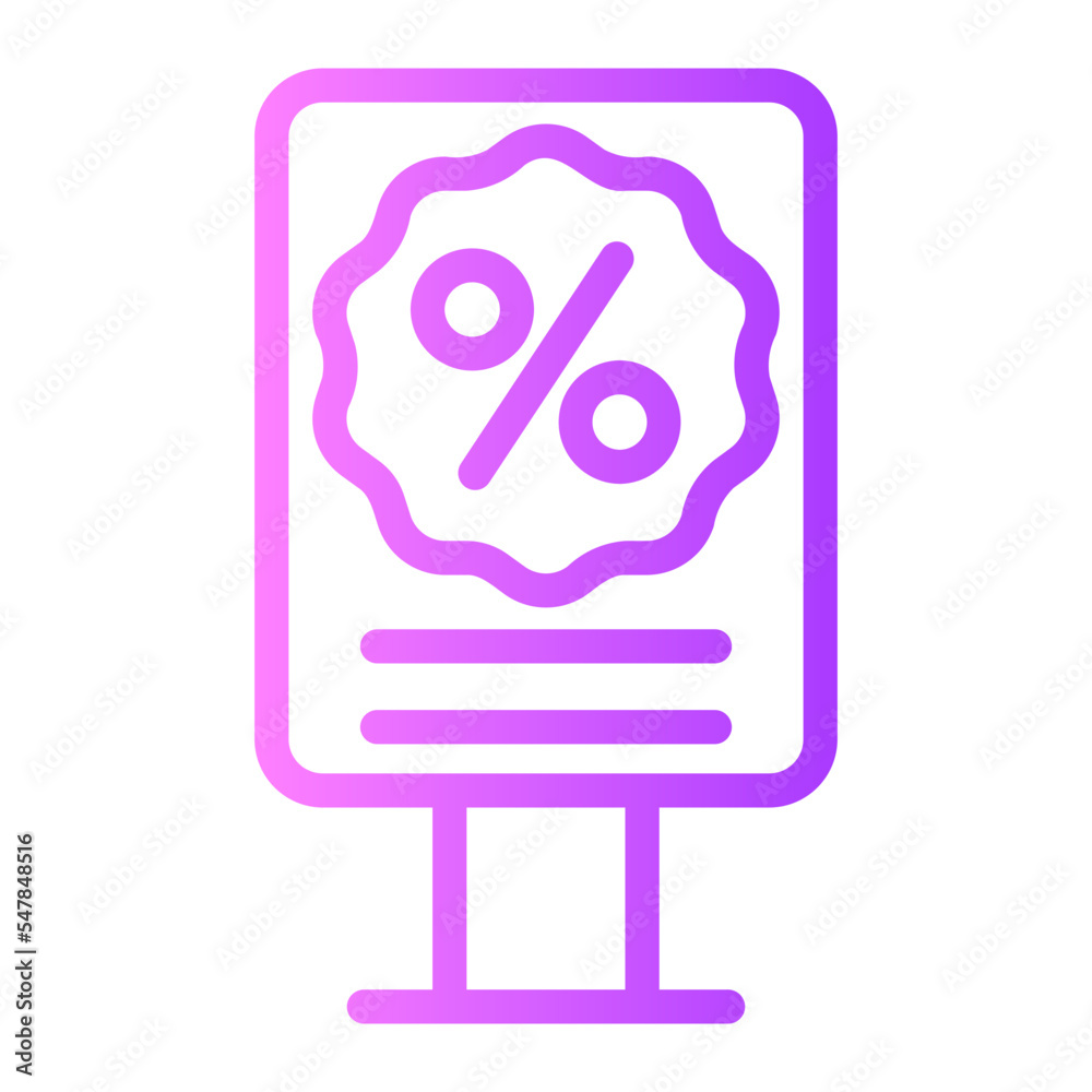 standee gradient icon standee gradient icon
