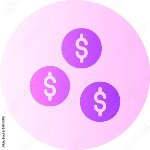 coins gradient icon