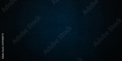 Black and blue stone concrete grunge wall texture and backdrop background anthracite panorama. Panorama dark black or blue slate background or texture. 