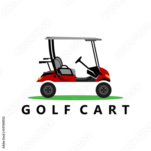 golf cart illustration design logo icon vector © himmahdesigns