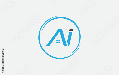 Free Download Real estate logo design circle icon and real estate symbol vector and flat house window circle monogram vector - GFXLoad
