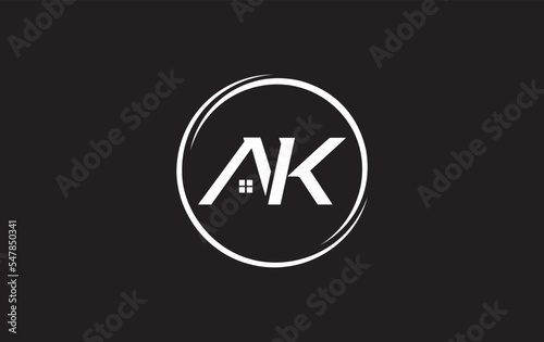 Free Download Real estate logo design circle icon and real estate symbol vector and flat house window circle monogram vector - GFXLoad