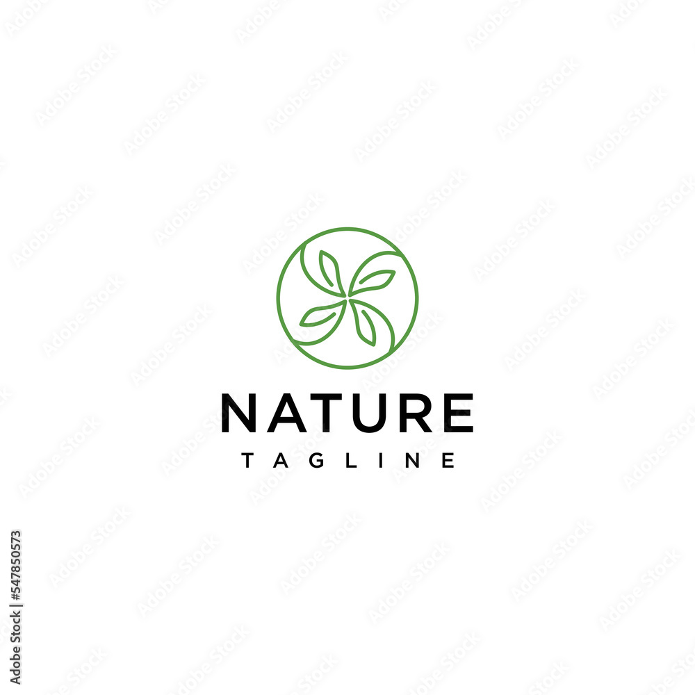 Fototapeta premium Nature logo icon design template