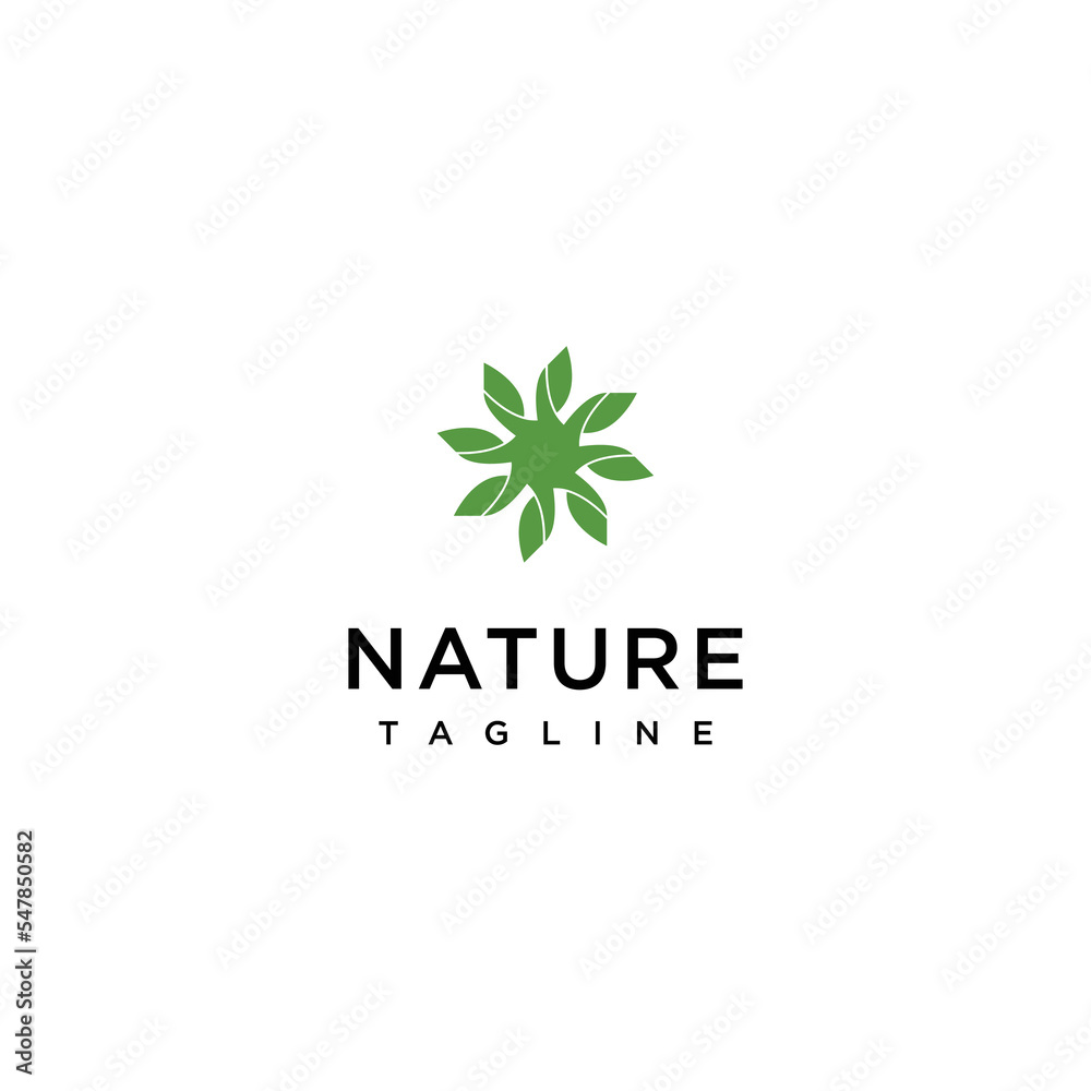 Nature logo icon design template Nature logo icon design template