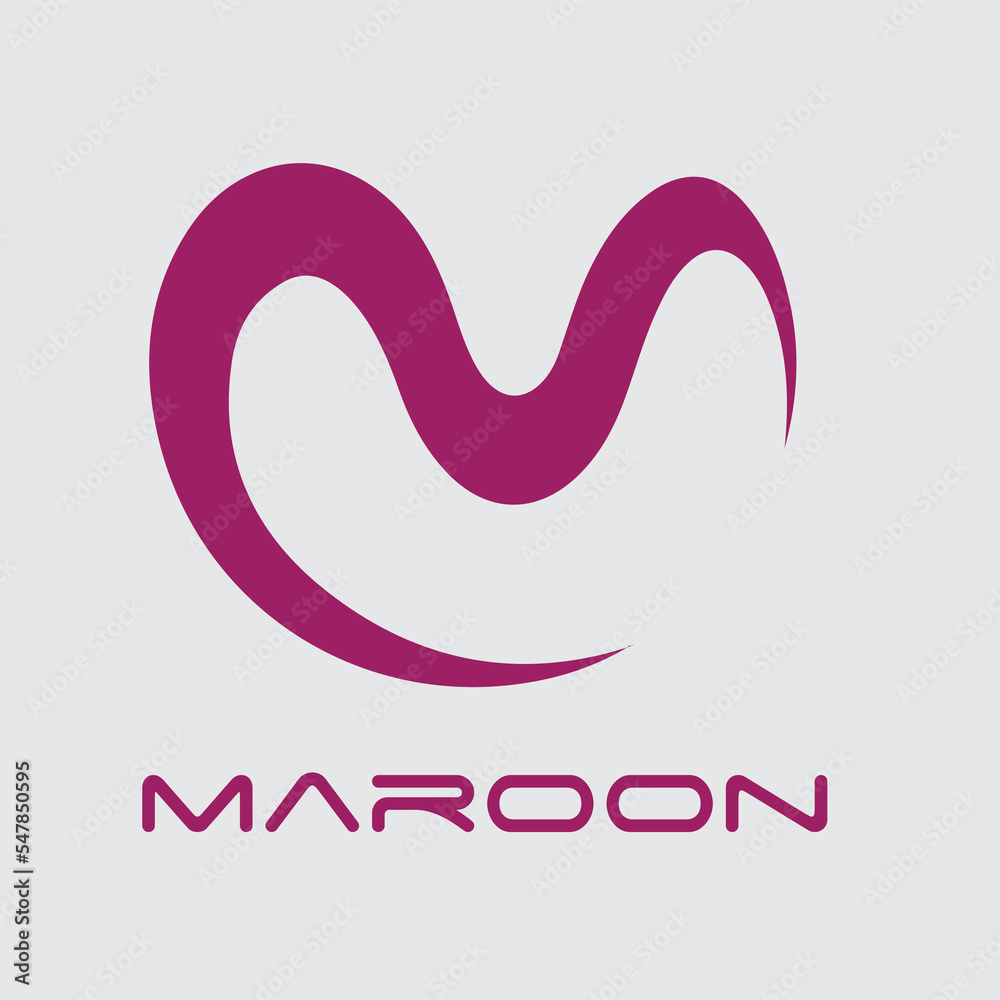 The M letter logo is very simple, elegant and attractive and easy to edit The M letter logo is very simple, elegant and attractive and easy to edit