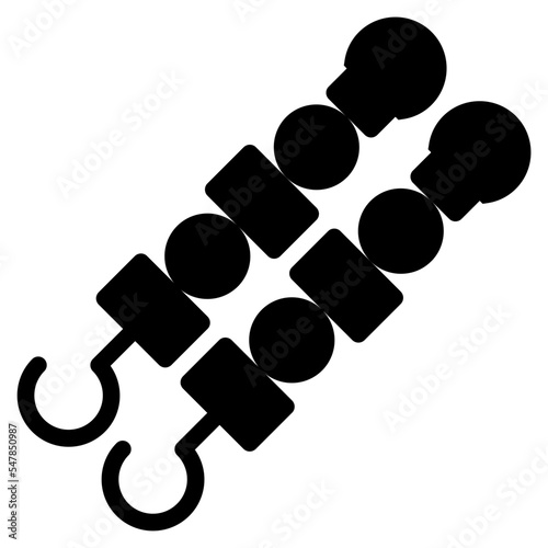 brochette glyph icon