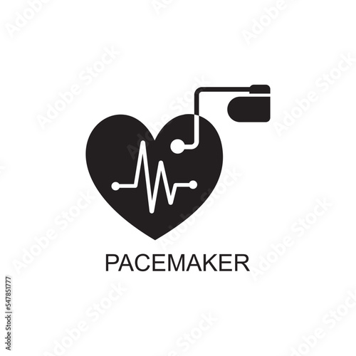 pacemaker icon , medical icon vector