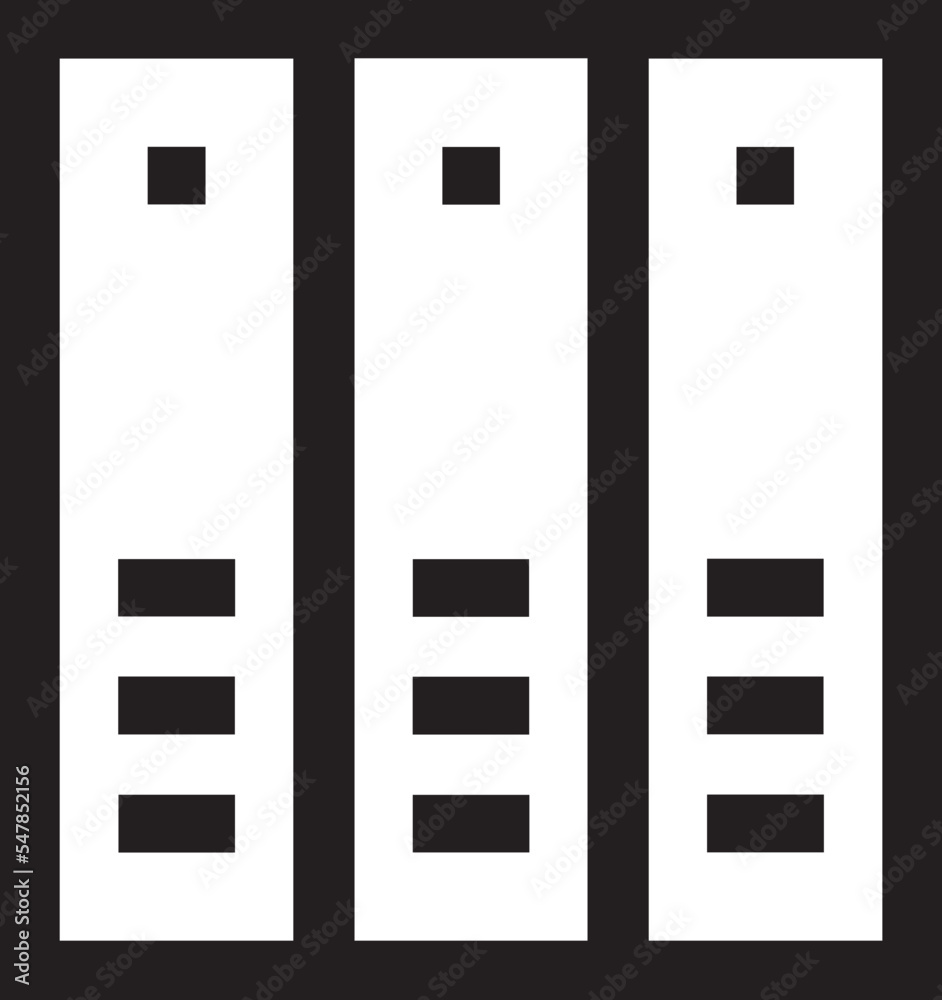 folder web thin line icon on white background; minimalistic office folder web thin line icon on white background; minimalistic office