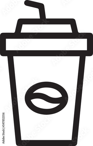 Coffee cup icon set. Disposable cup of coffee. Coffee To Go. Disposable coffee cup.