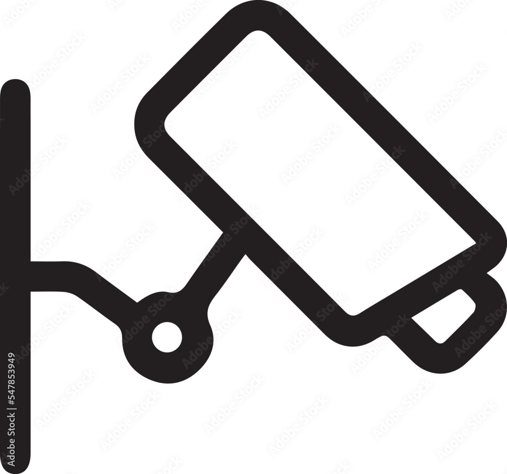 Fixed CCTV icon. Security Camera Icon Vector. Video surveillance icon. Trendy Flat style for graphic design Fixed CCTV icon. Security Camera Icon Vector. Video surveillance icon. Trendy Flat style for graphic design