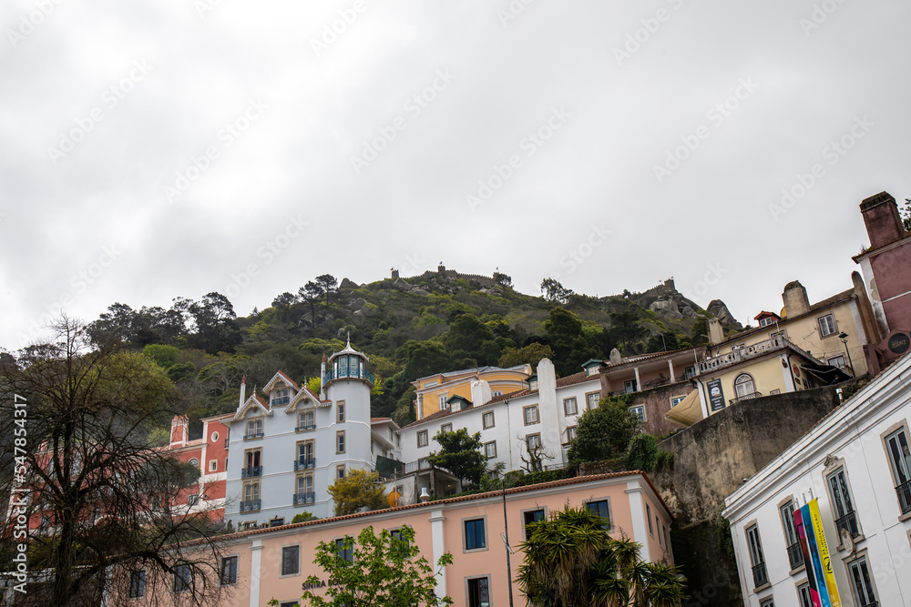 Sintra old town in Portugal