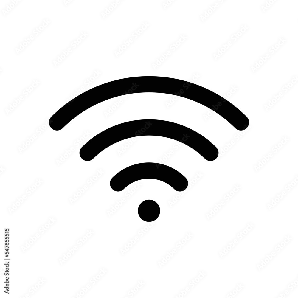 Wifi icon - vector illustration . Wifi, Wireless, Signal, Internet, Network, Connection, Communication, Connect, line, outline, icons . Wifi icon - vector illustration . Wifi, Wireless, Signal, Internet, Network, Connection, Communication, Connect, line, outline, icons .