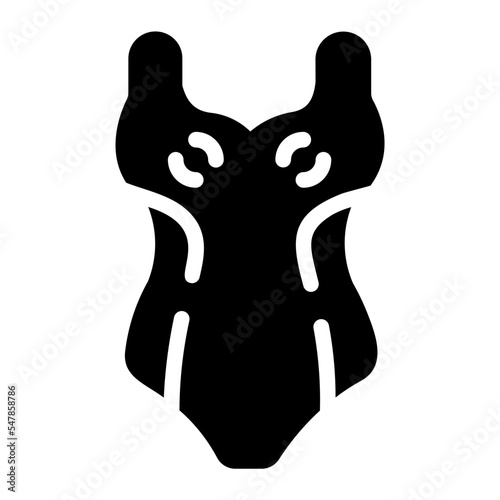 swimsuit glyph icon