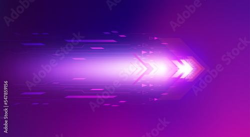 Abstract speed movement of arrows.