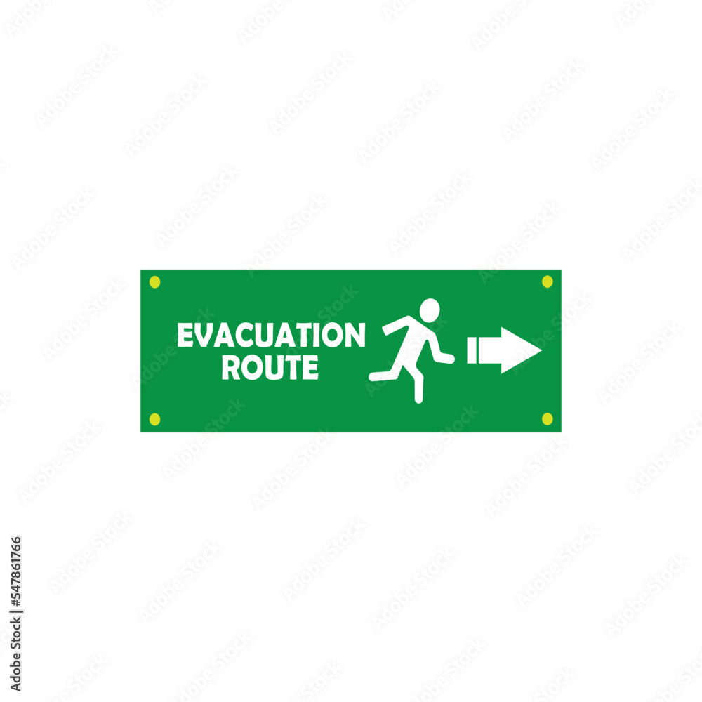 emergency evacuation route icon emergency evacuation route icon