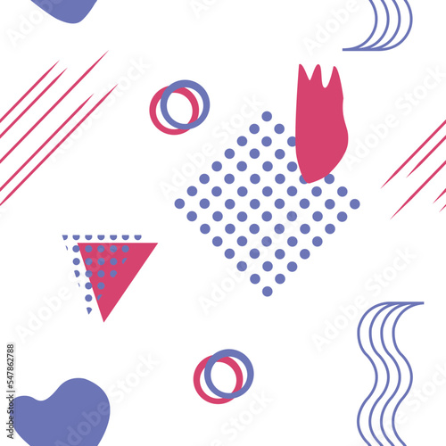 90s memphis pattern abstract shape