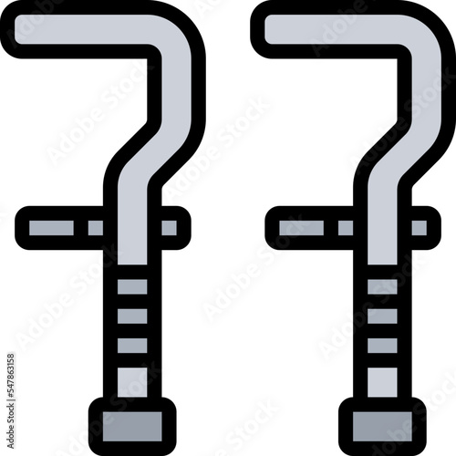 Crutches icon